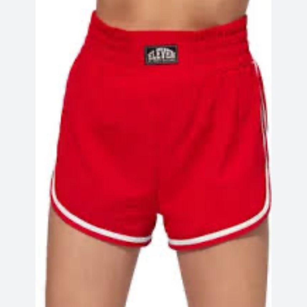 EleVen by Venus Williams Red and White Athletic Shorts